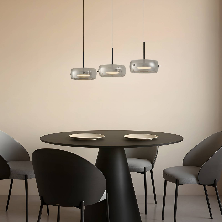 Suspension en verre moderneLED, Martis