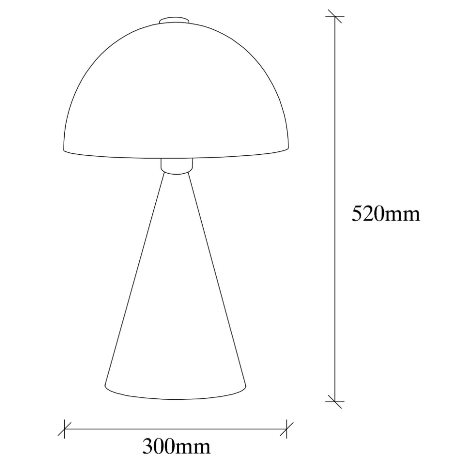 Lampe de table design ronde SILE