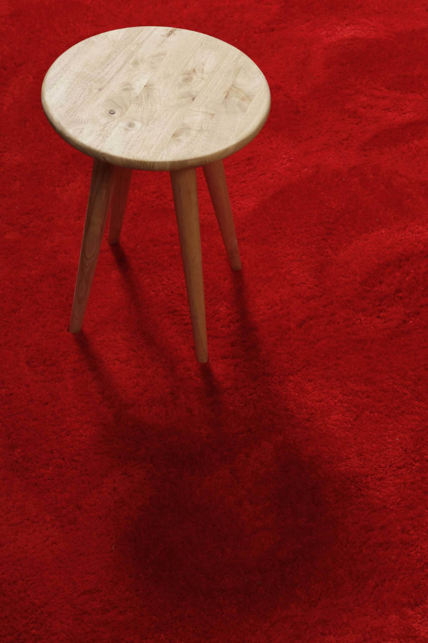 Tapis poils longs avec de légères rayures ,  Lola
