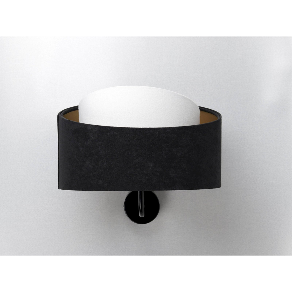 Applique murale rond en velours Galaxy