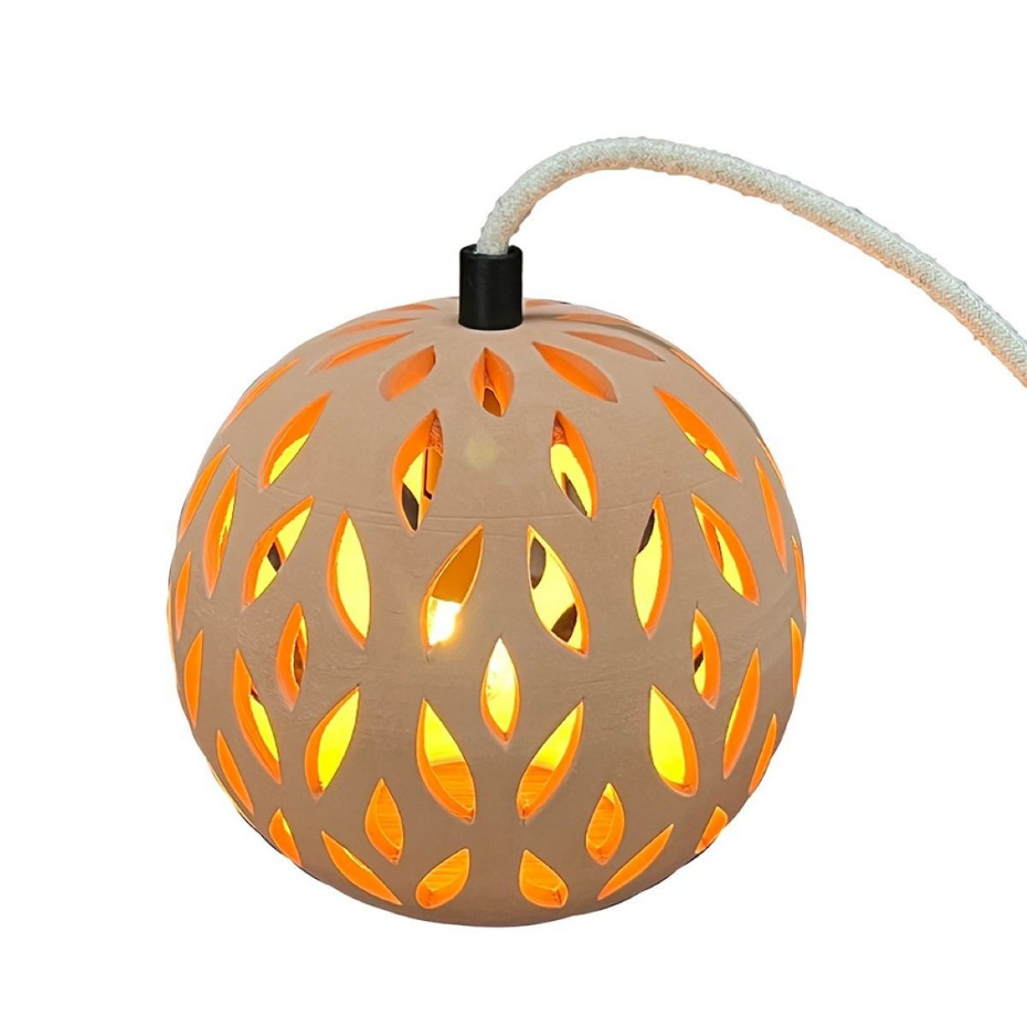 Lampe en terre cuite naturelle, KURO