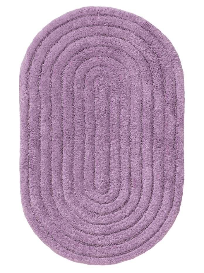 Tapis de bain ovale tufté main NIA