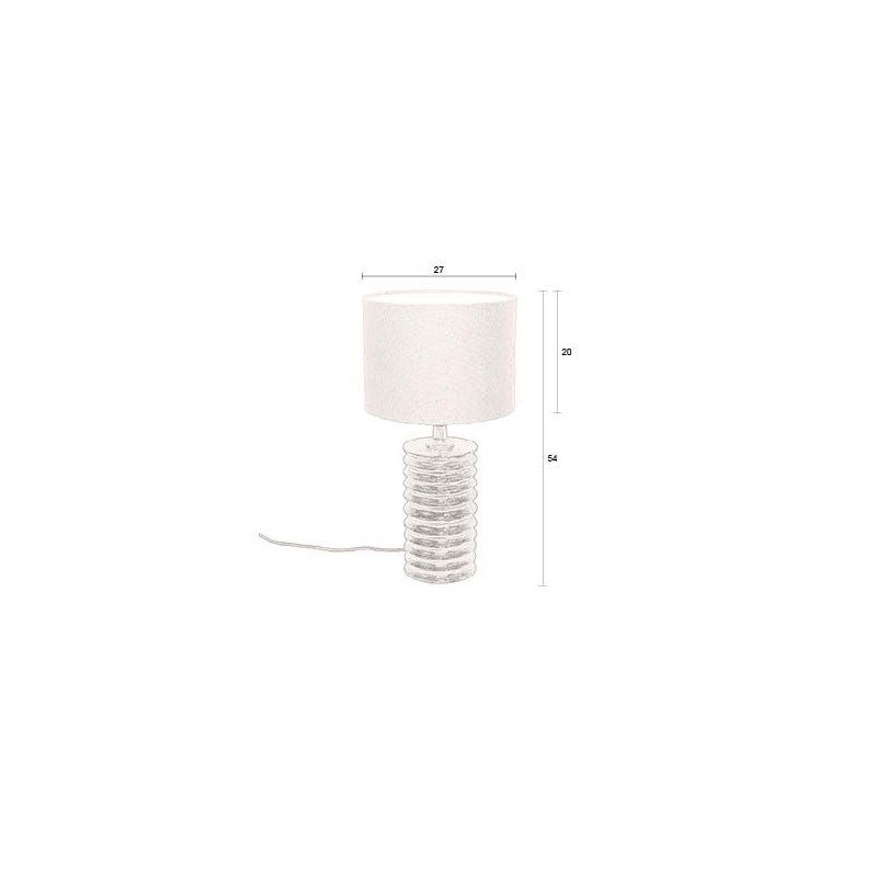 Lampe design en tissu classique, YALU