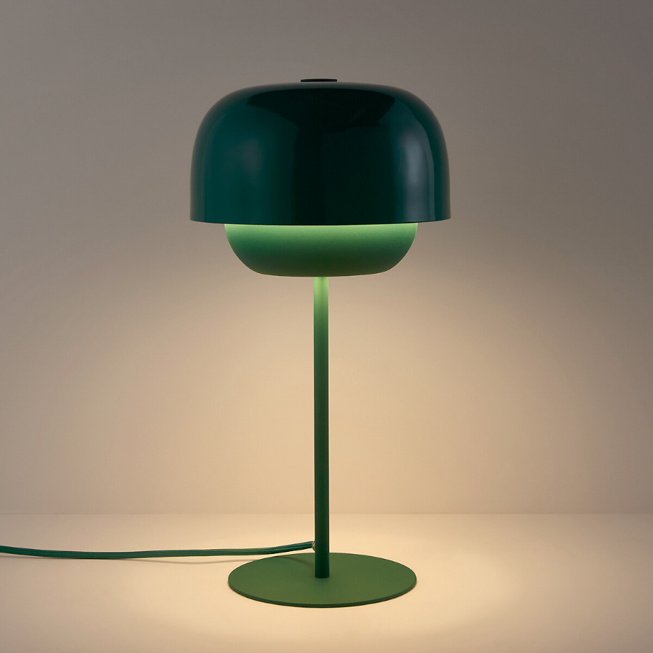 Lampe en métal fer coloré, Kinoko