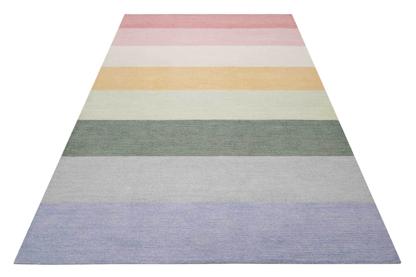 Tapis enfant à poil ras et rayures ,  LIO