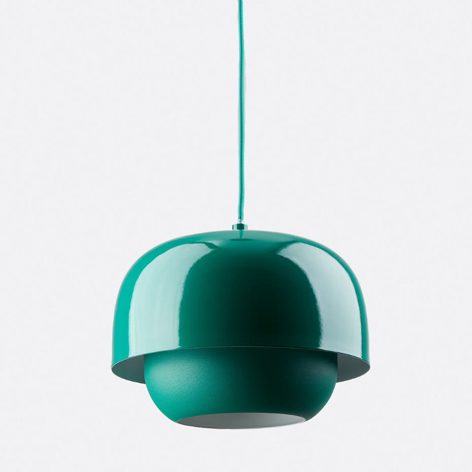 Suspension en métal fer coloré Ø21,4 cm, Kinoko