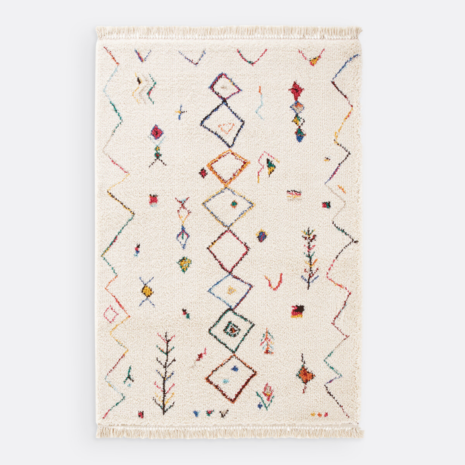 Tapis berbère coloré, Miro