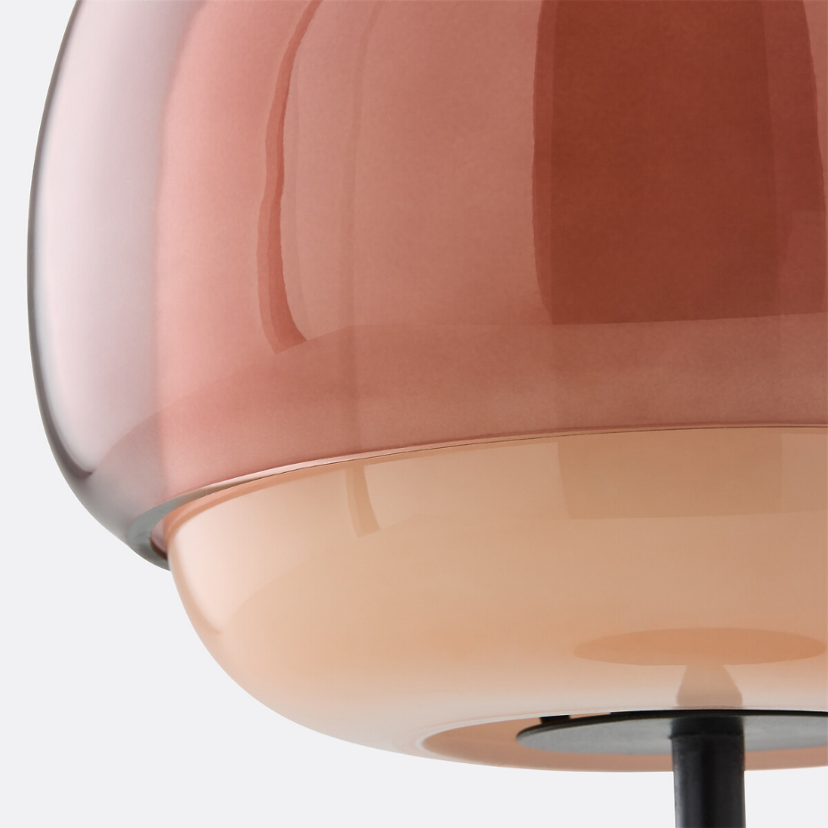 Lampe à poser en verre coloré, KINOKO