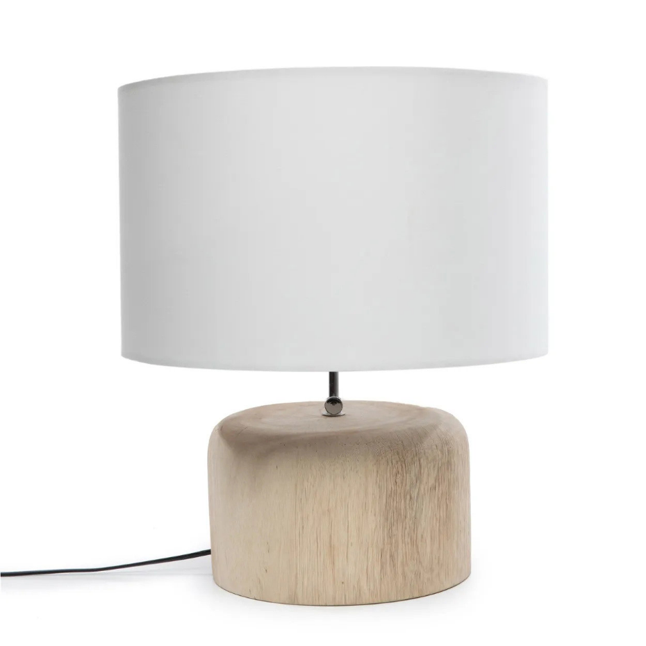 Base de lampe en bois de teck WOOD