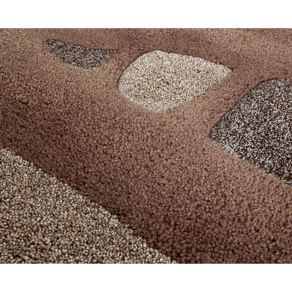 Tapis tufté main en polypropylène abstrait