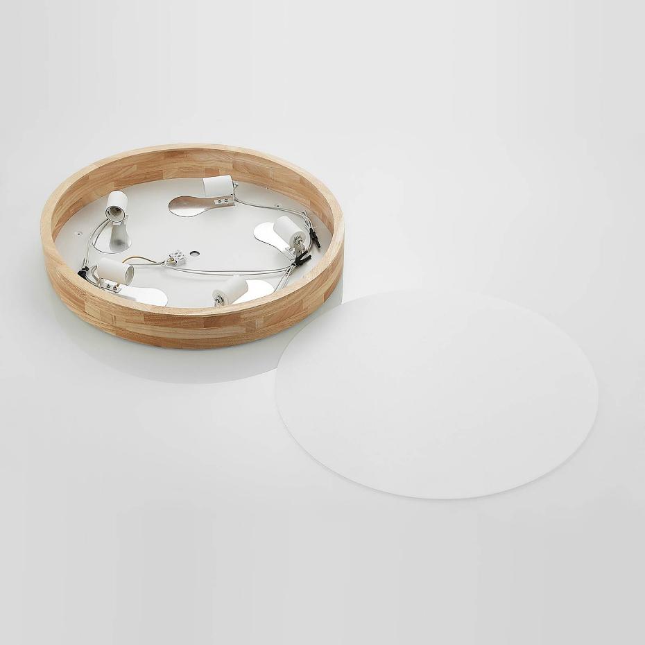 Plafonnier en bois traditionnel, Tanju