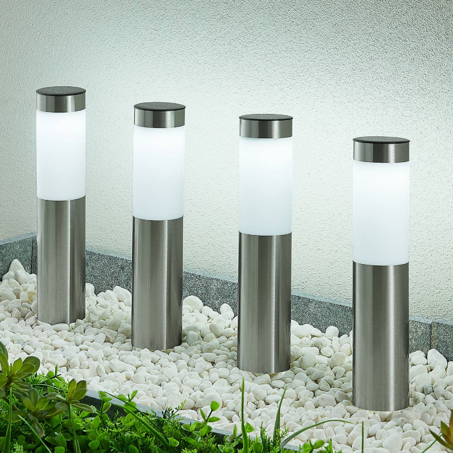 Lampe solaire en inox moderneLED, Sirita