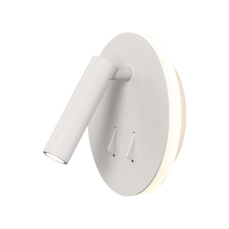 Applique led Tête De Lit blanc mat Cayman