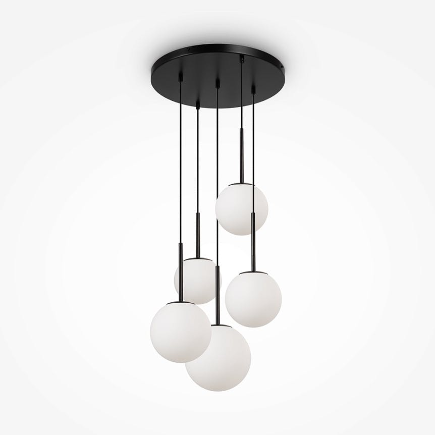 Suspension 5 globes en grappe ajustables DELTONA