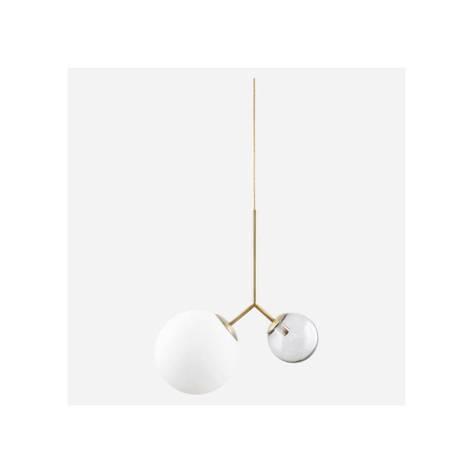 Lampe suspension Opal Twice