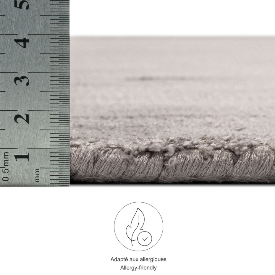 Tapis en viscose brillant tissé main - Star