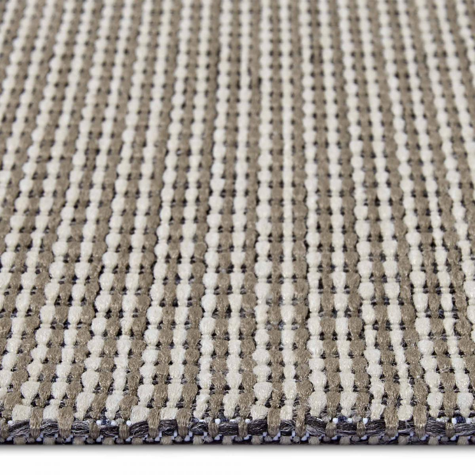 Tapis exterieur kilim géométrique, structure tissée résistante, PURE