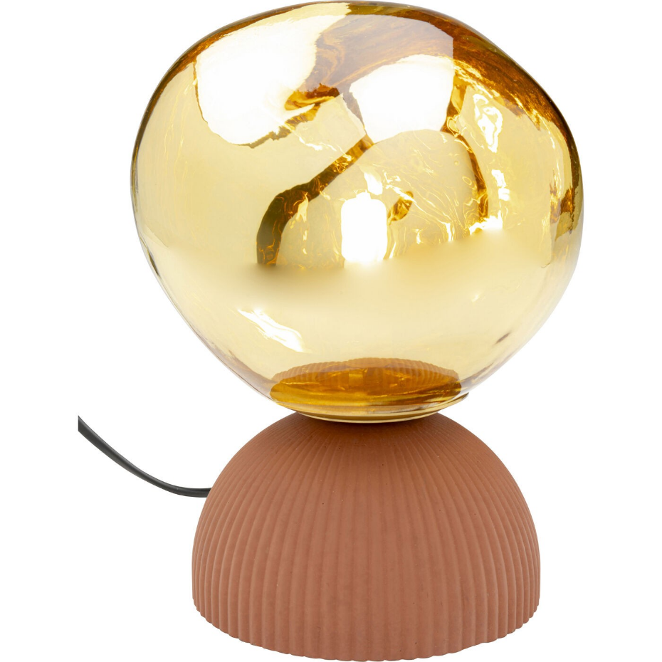 Lampe en verre et plâtre, MAGIC BALL