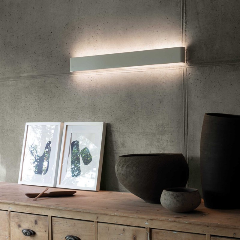 Applique Led Delta Metal Blanc éclairage Haut Et Bas