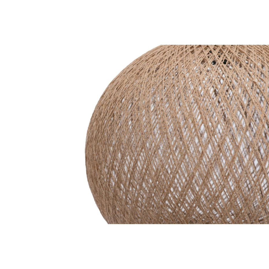 Suspension bohème jute naturelle - forme boule, ø38 cm AROSA