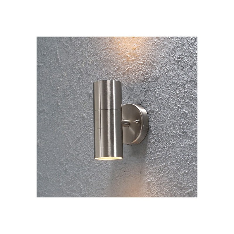 Petite Applique Extérieure Métal Alpa Double Eclairage