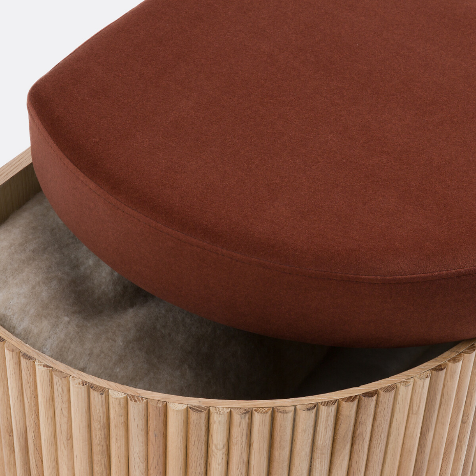 Valet avec coffre de rangement, Tindy