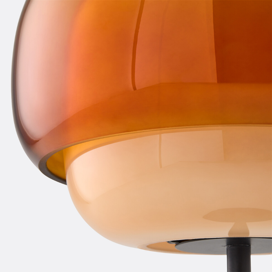 Lampe à poser en verre coloré, KINOKO