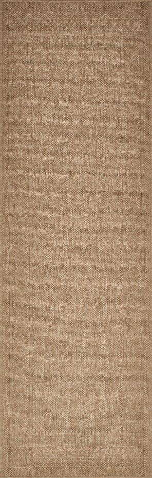 Tapis intérieur extérieur aspect jute motifs ethniques NATURE
