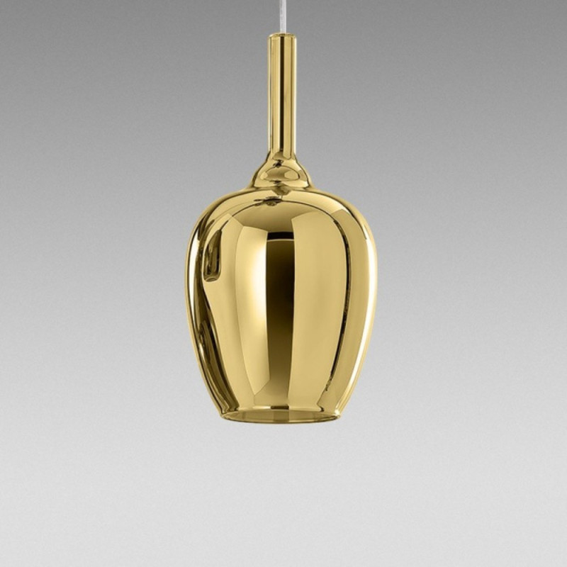 Suspension design Verre doré Ofelia10