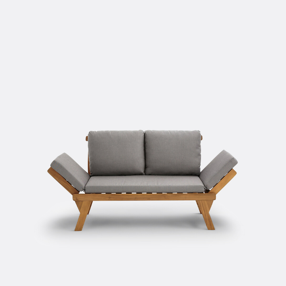 Canapé de jardin modulable Celena