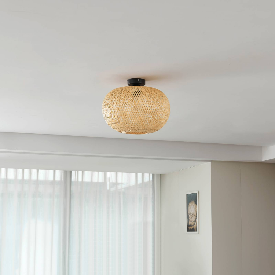 Plafonnier en bambou traditionnel, Kessia