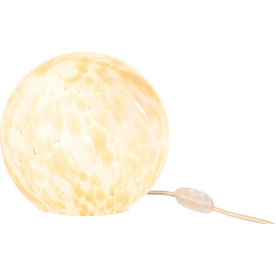 Lampe de salon ronde en verre