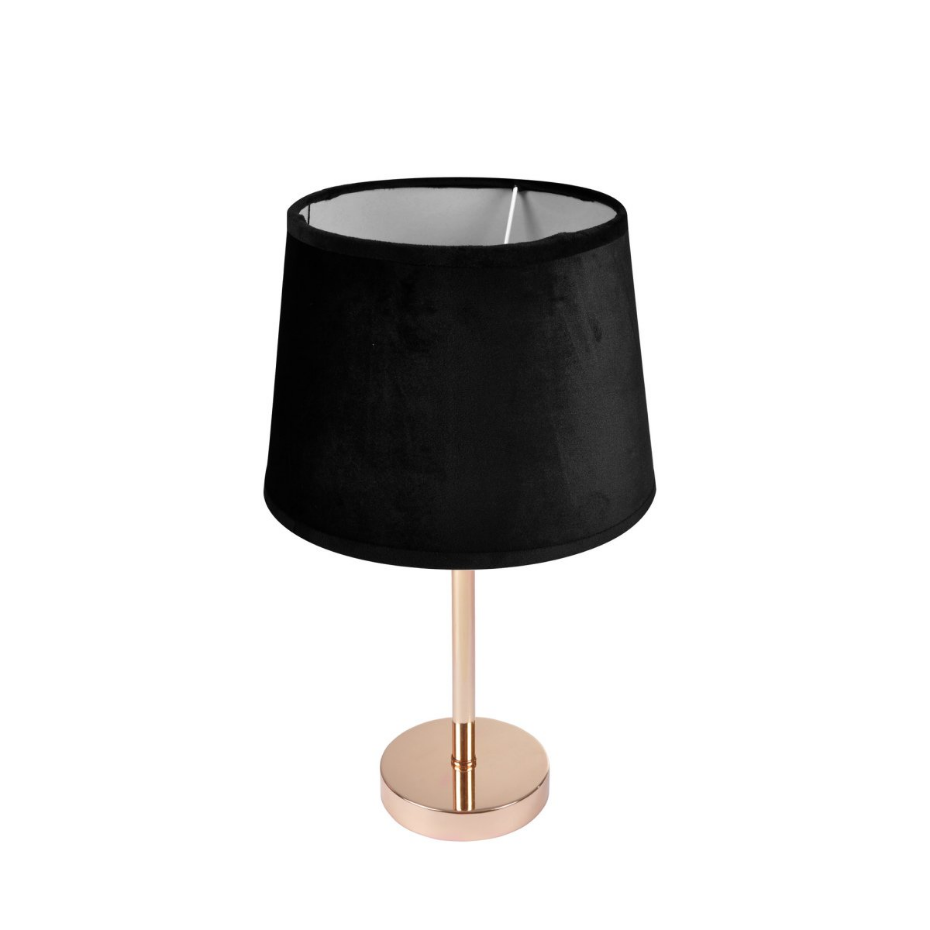 Lampe velours boudoir fuschia