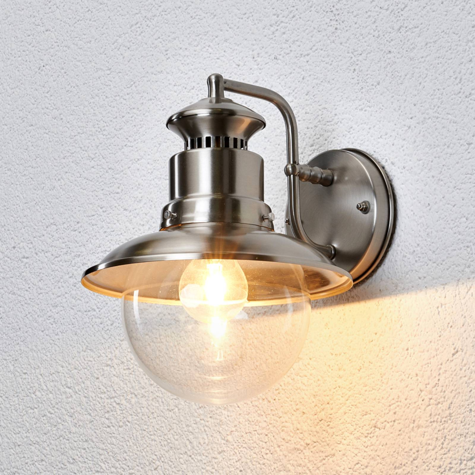 Applique extérieure en inox moderne