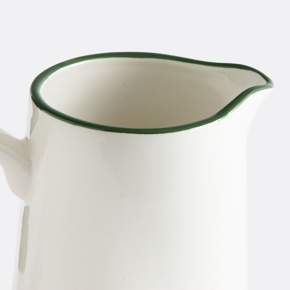 Carafe faïence avec motif, Riveri