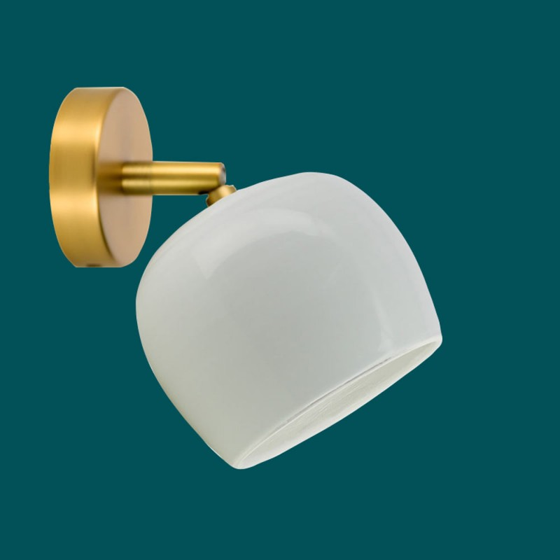 Applique Articulée Marcel Céramique Blanc