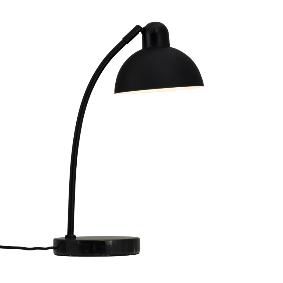 Lampe à poser marbre/noir ERIC