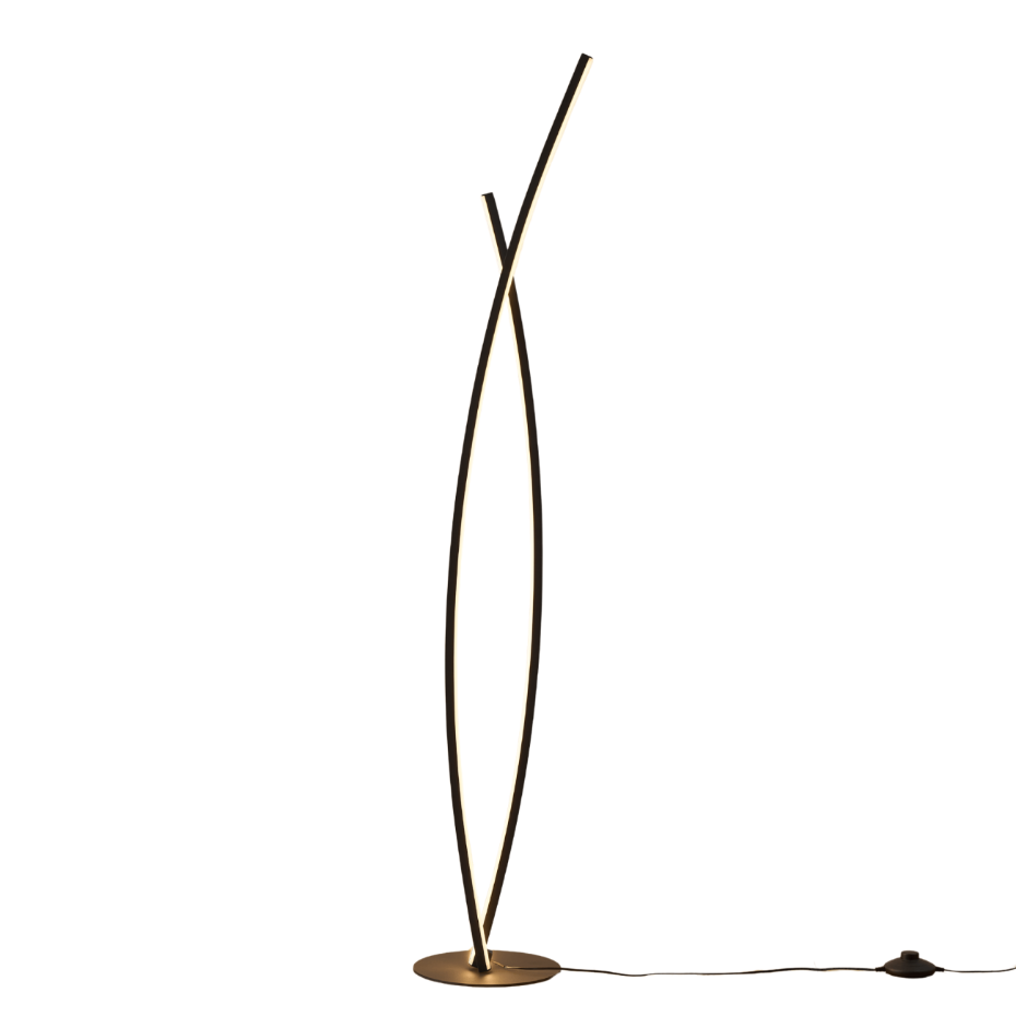 Lampadaire LED design entrelacé - ELZO