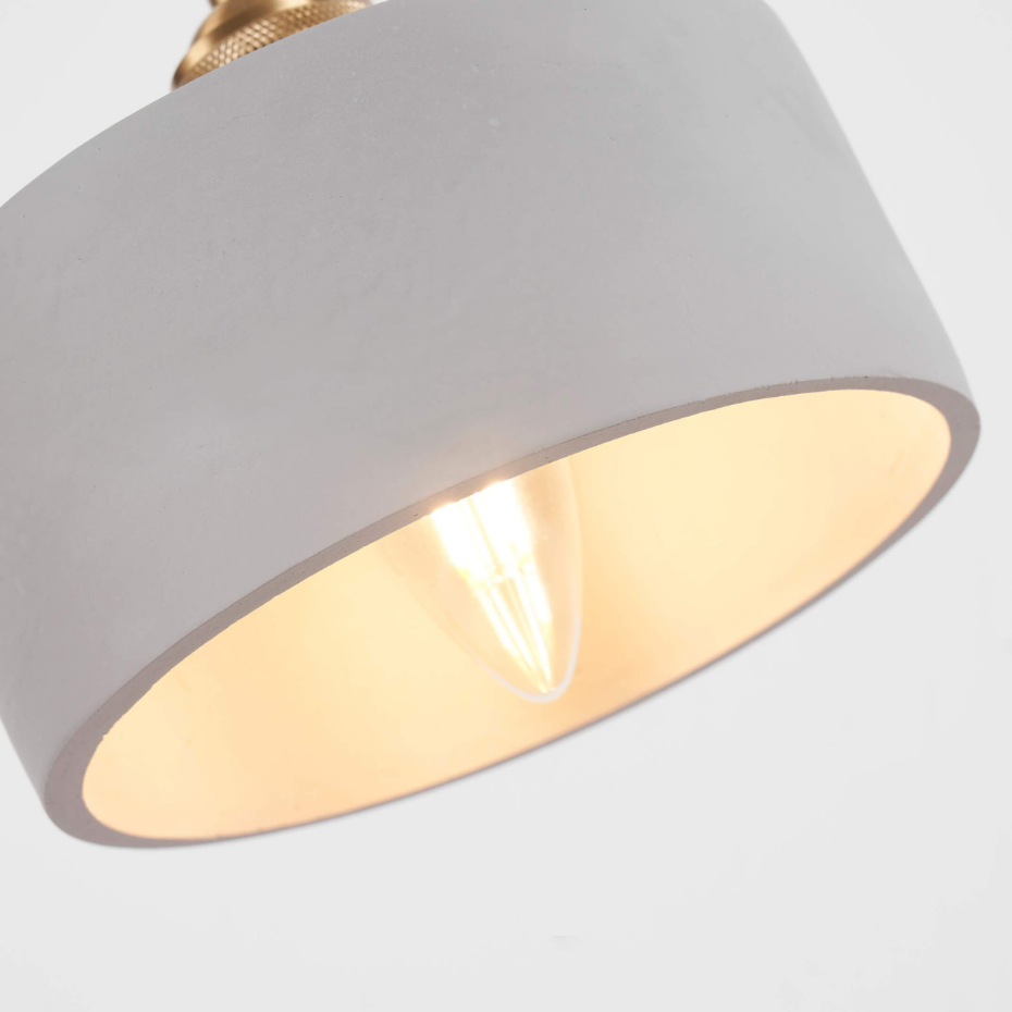 Petite suspension en béton brut - LIKO