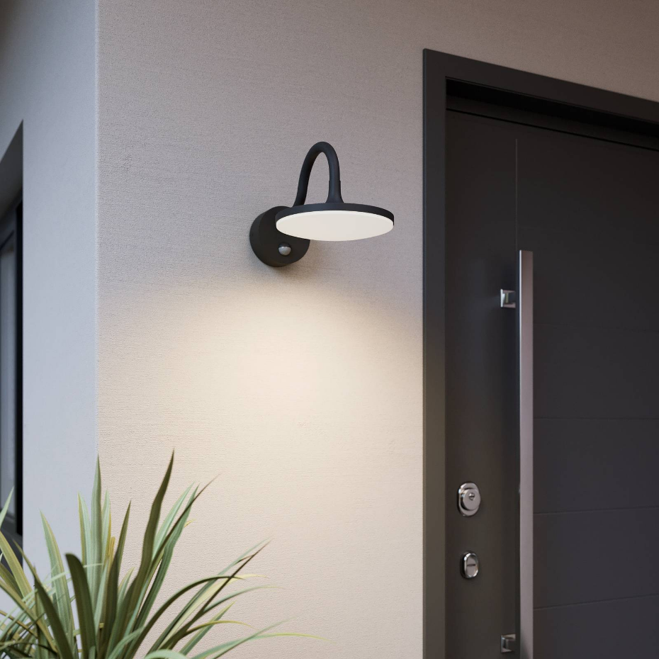 Applique extérieure en aluminium moderneLED