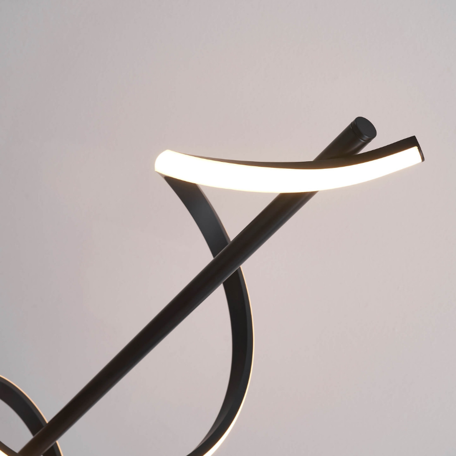 Lampadaire design avec bande LED - SIMARIA