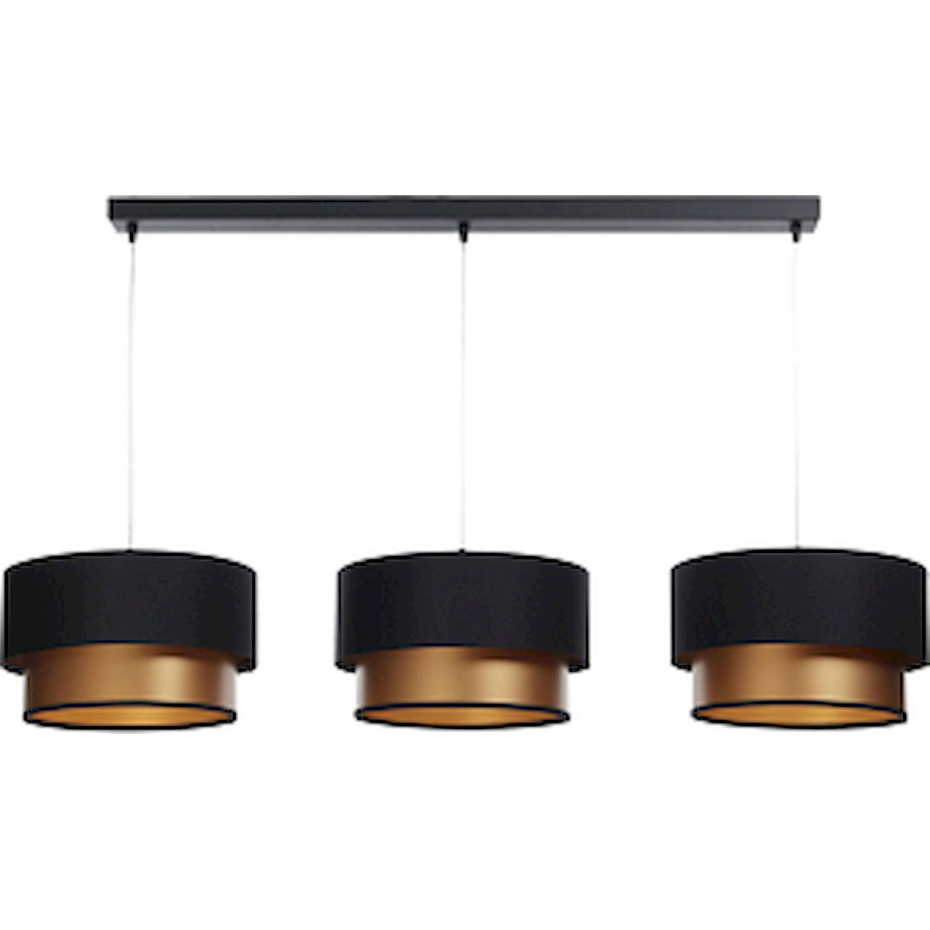 Suspension rectangulaire en tissu Duo ellegant