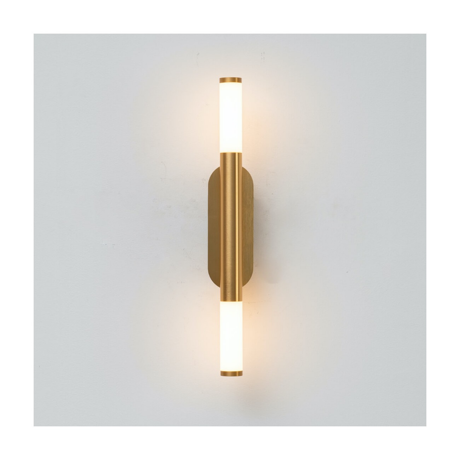 Applique dorée LED verticale - BARLETTA