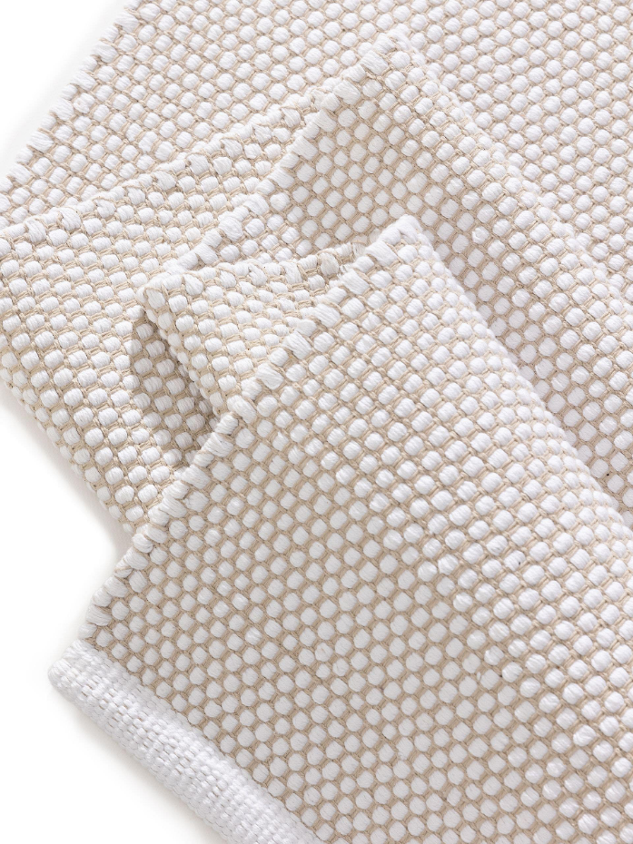 Tapis de couloir en coton tissé main RON