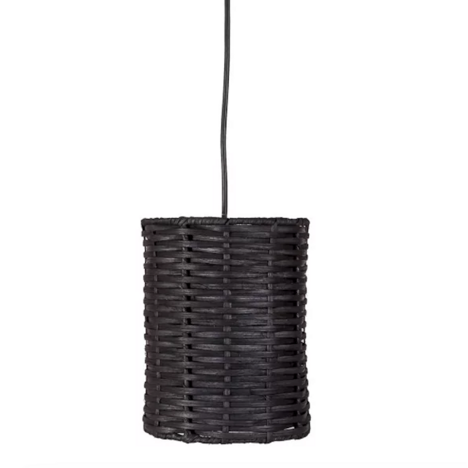 Suspension en rotin cylindrique YUNIS