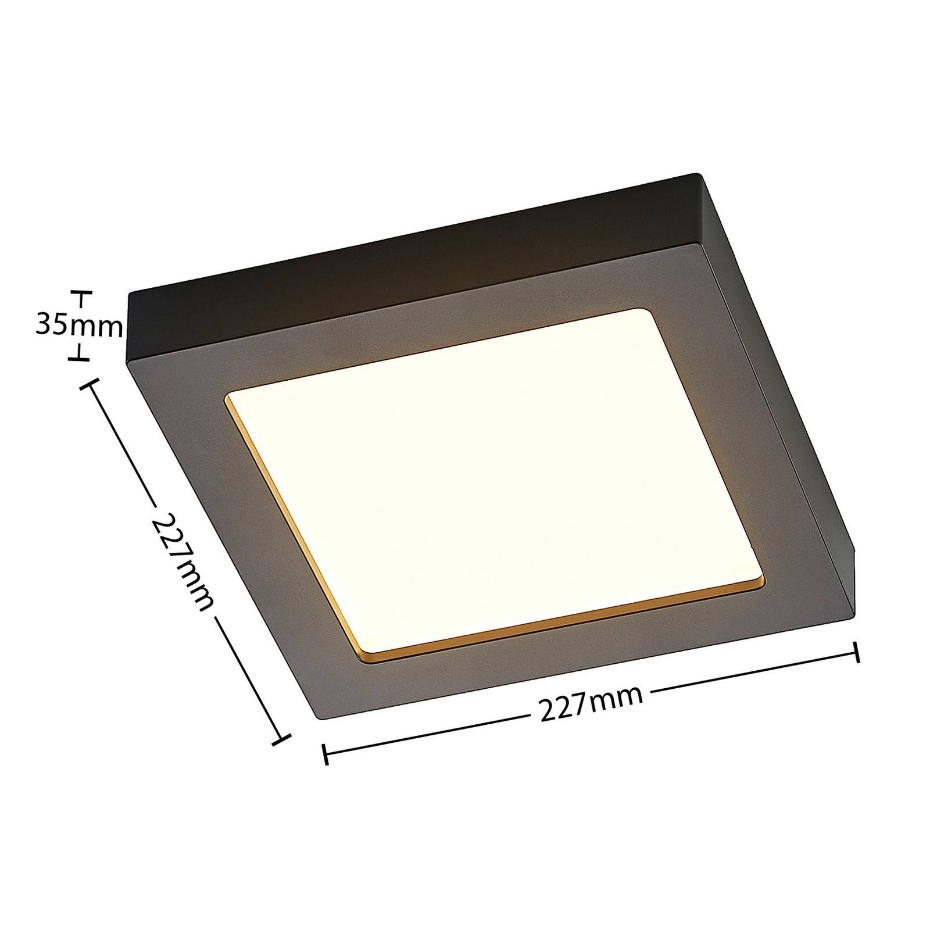 Plafonnier en aluminium moderneLED, Alette