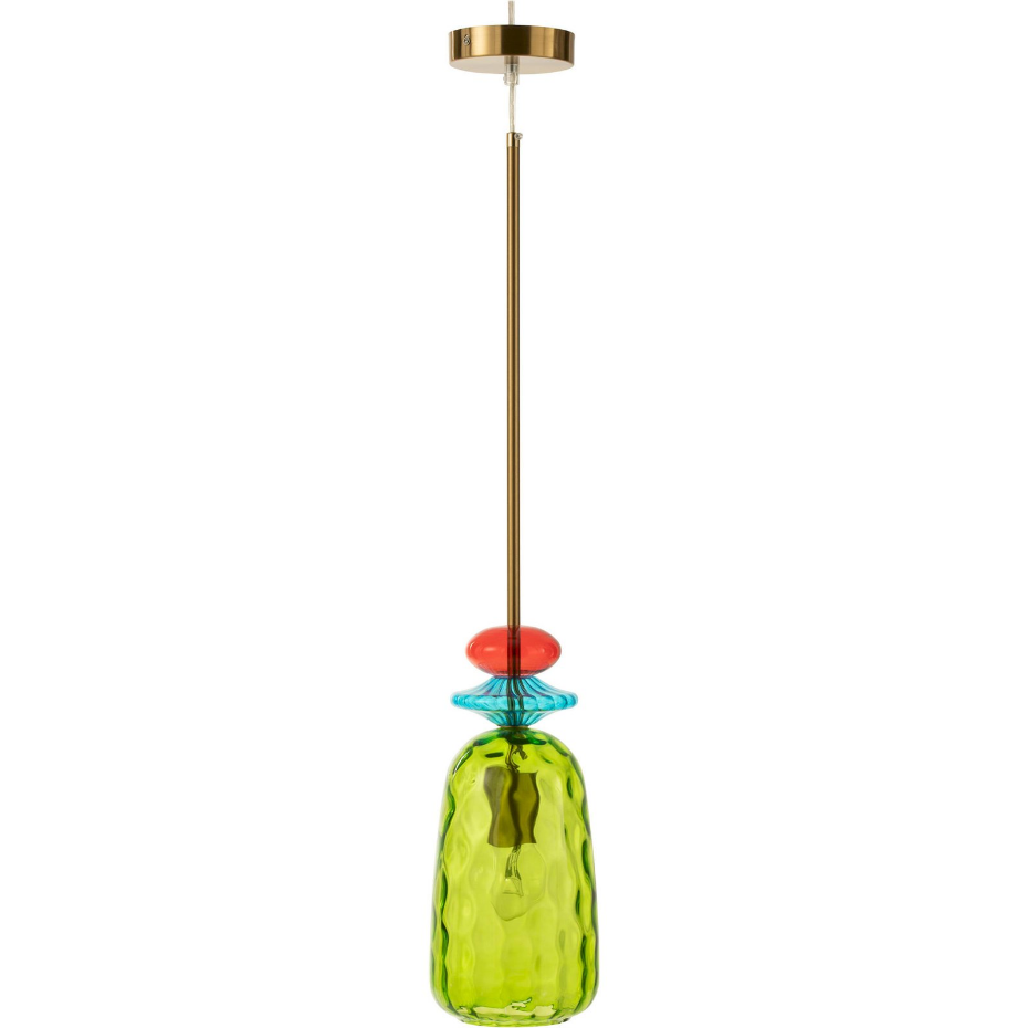 Suspension rectangulaire en verre pour salon moderne
