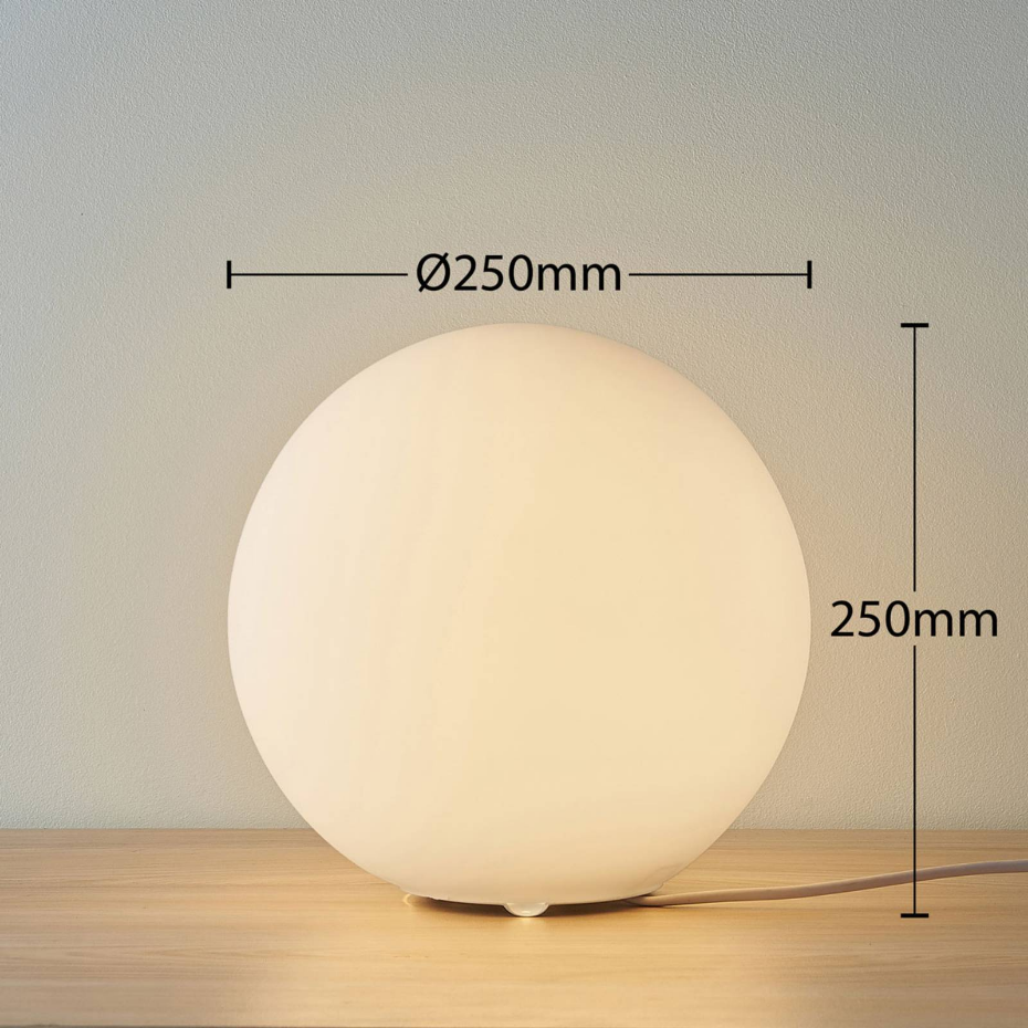 Lampe à poser en verre moderne, Marike