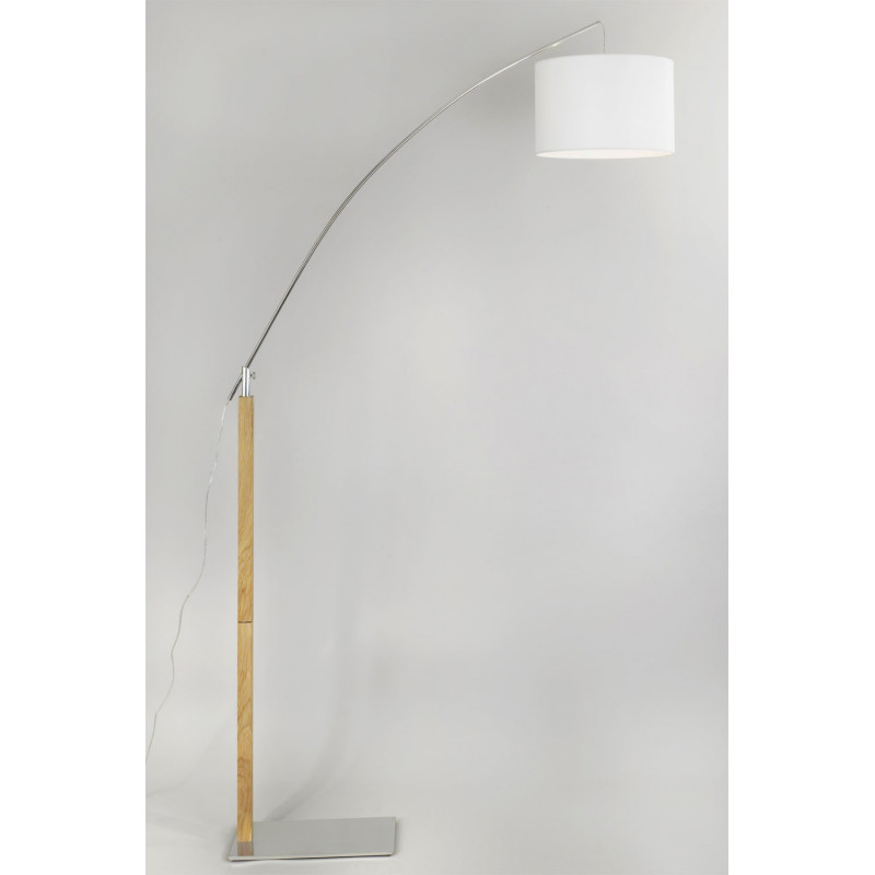 Lampadaire en chêne verni RAINBOW