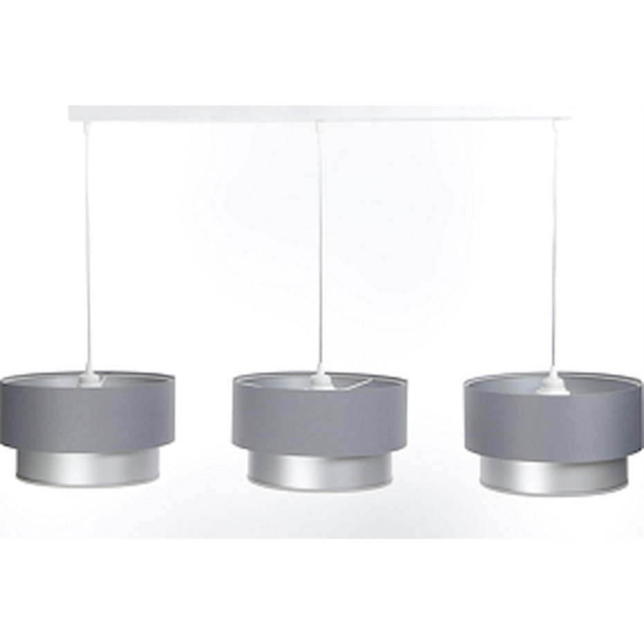 Suspension rectangulaire en PVC effet satiné Duo ellegant